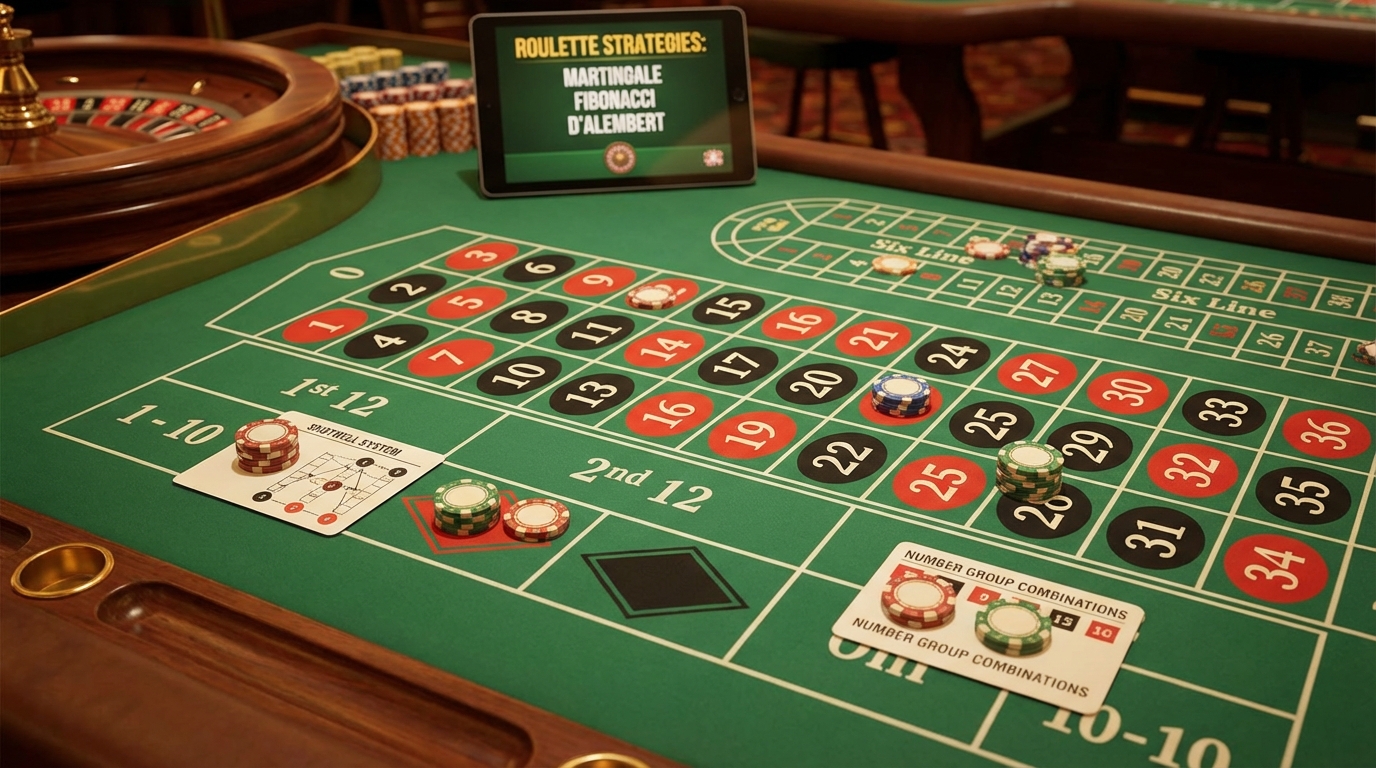 Shotwell system betting combinations. Number groups, Martingale, Fibonacci, D'Alembert strategy.