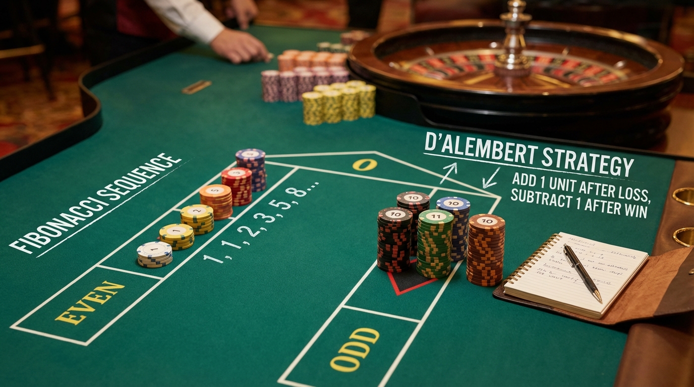 Fibonacci Sequence & D'Alembert Strategy explained. Math: Martingale System example.