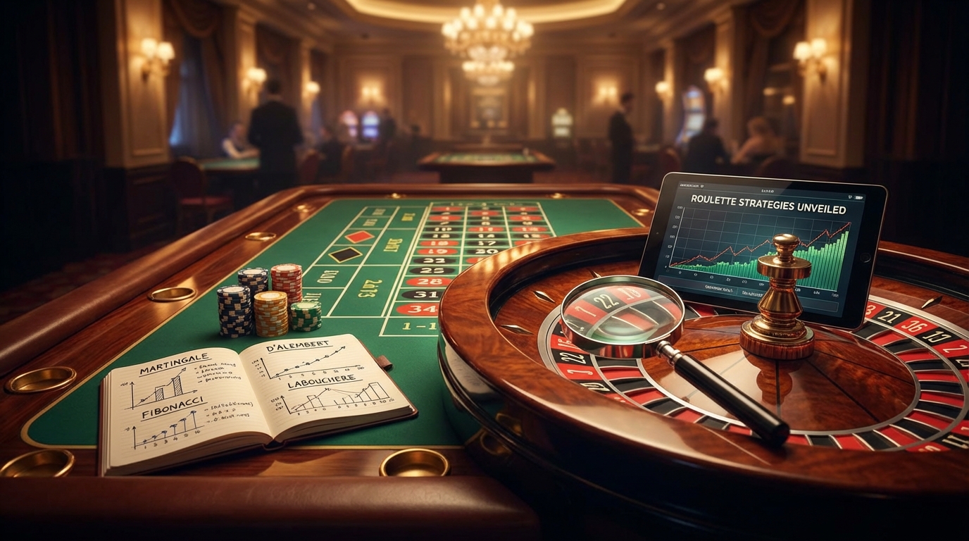 Roulette strategies: Martingale, Fibonacci, D'Alembert, Labouchere, James Bond
